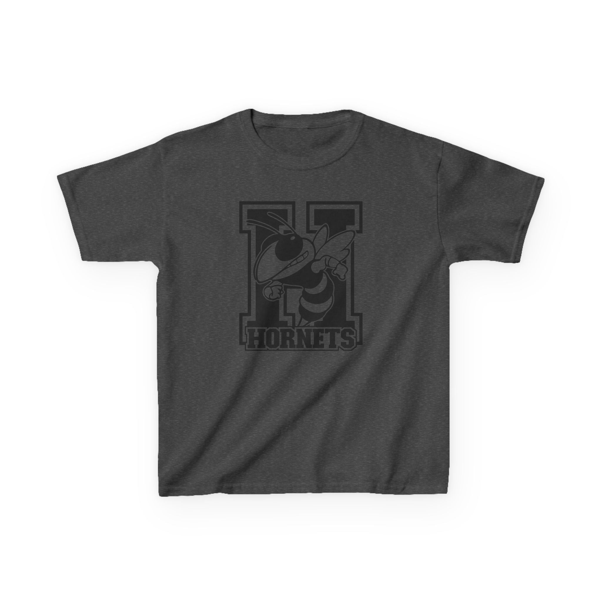 Hornets Letter H Mascot Youth T-Shirt | School Spirit Mascot Tee | Cr8tive Designs