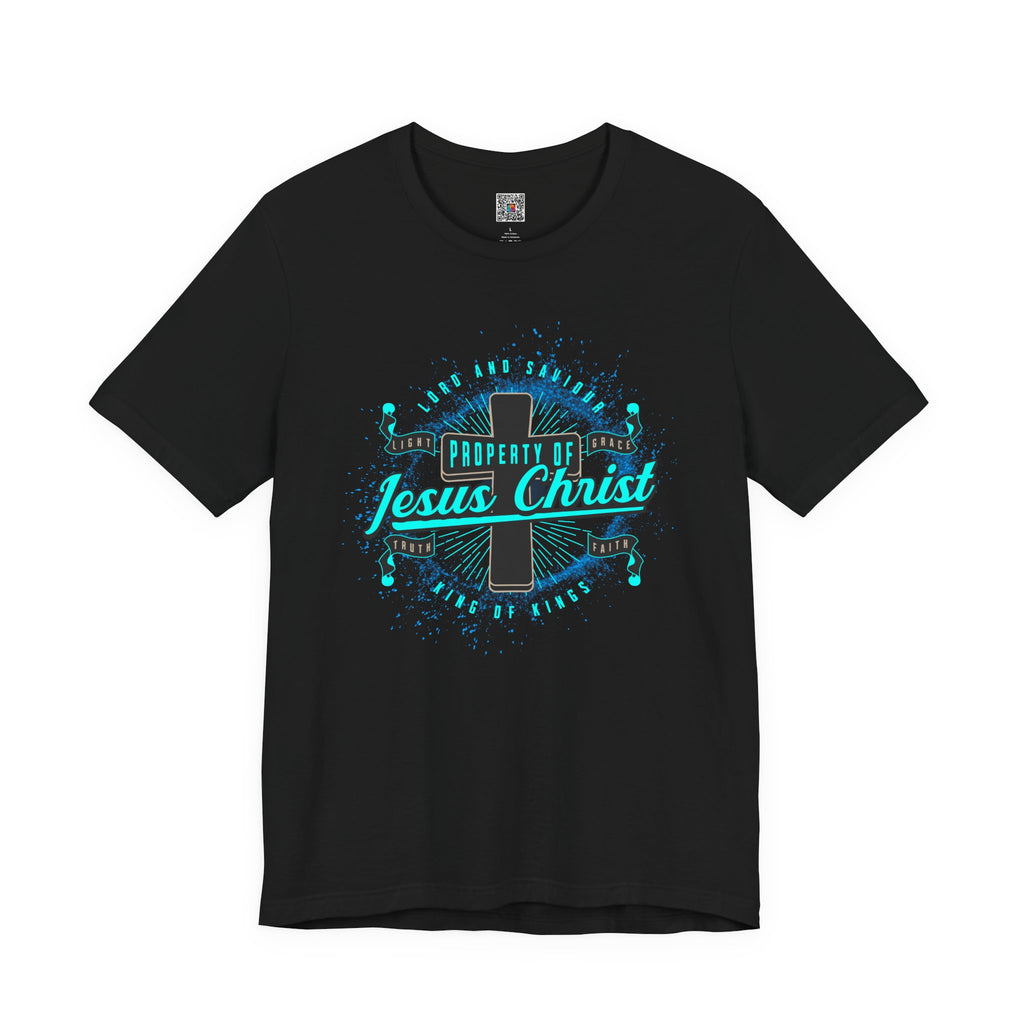 Jesus Christ Cross T-Shirt — "Property of Jesus Christ" Faith Tee| Cr8tive Designs