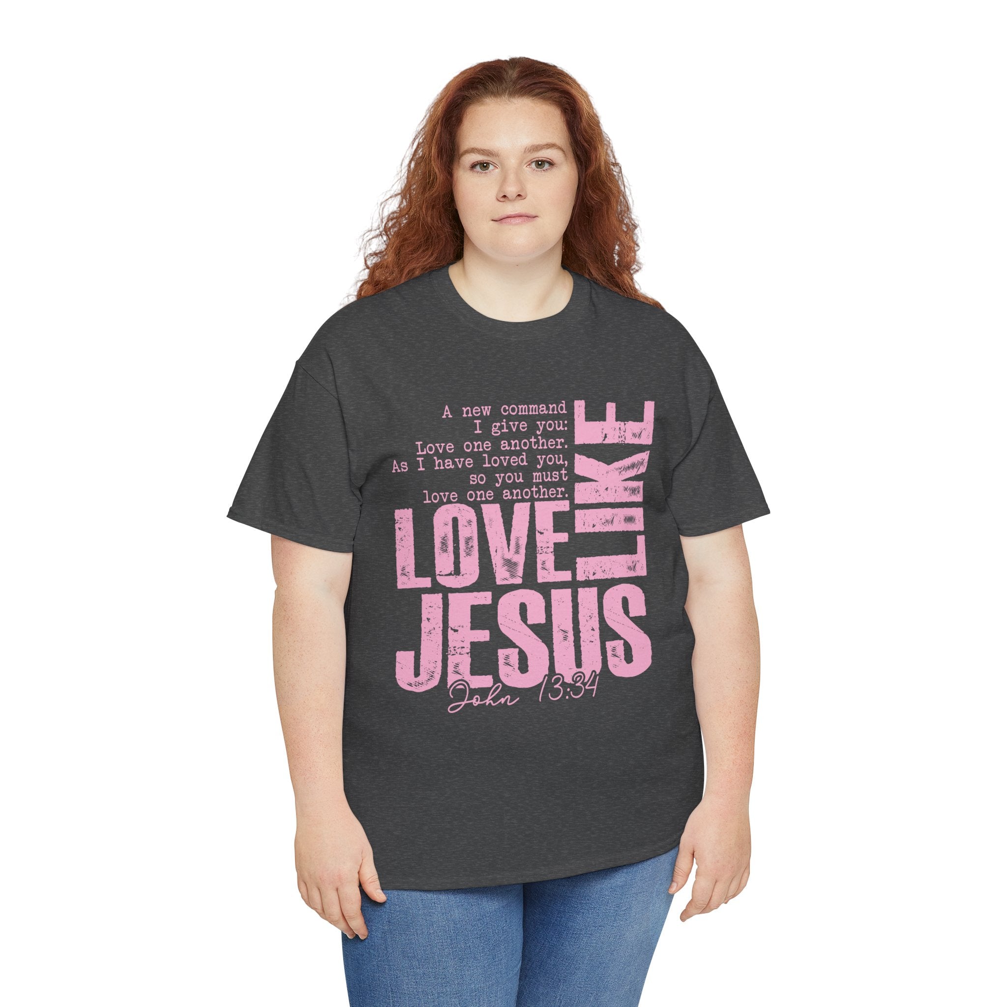 Love Like Jesus Shirt – Christian T-Shirt for Women | Faith Based Gift Tee | Cr8tive Designs