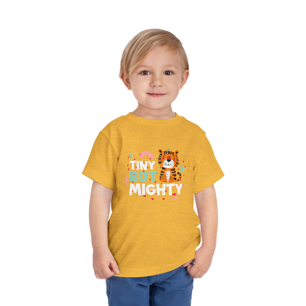 Tiny But Mighty Tee | Cute Kids Tiger Graphic T-Shirt | Cr8tive Designs
