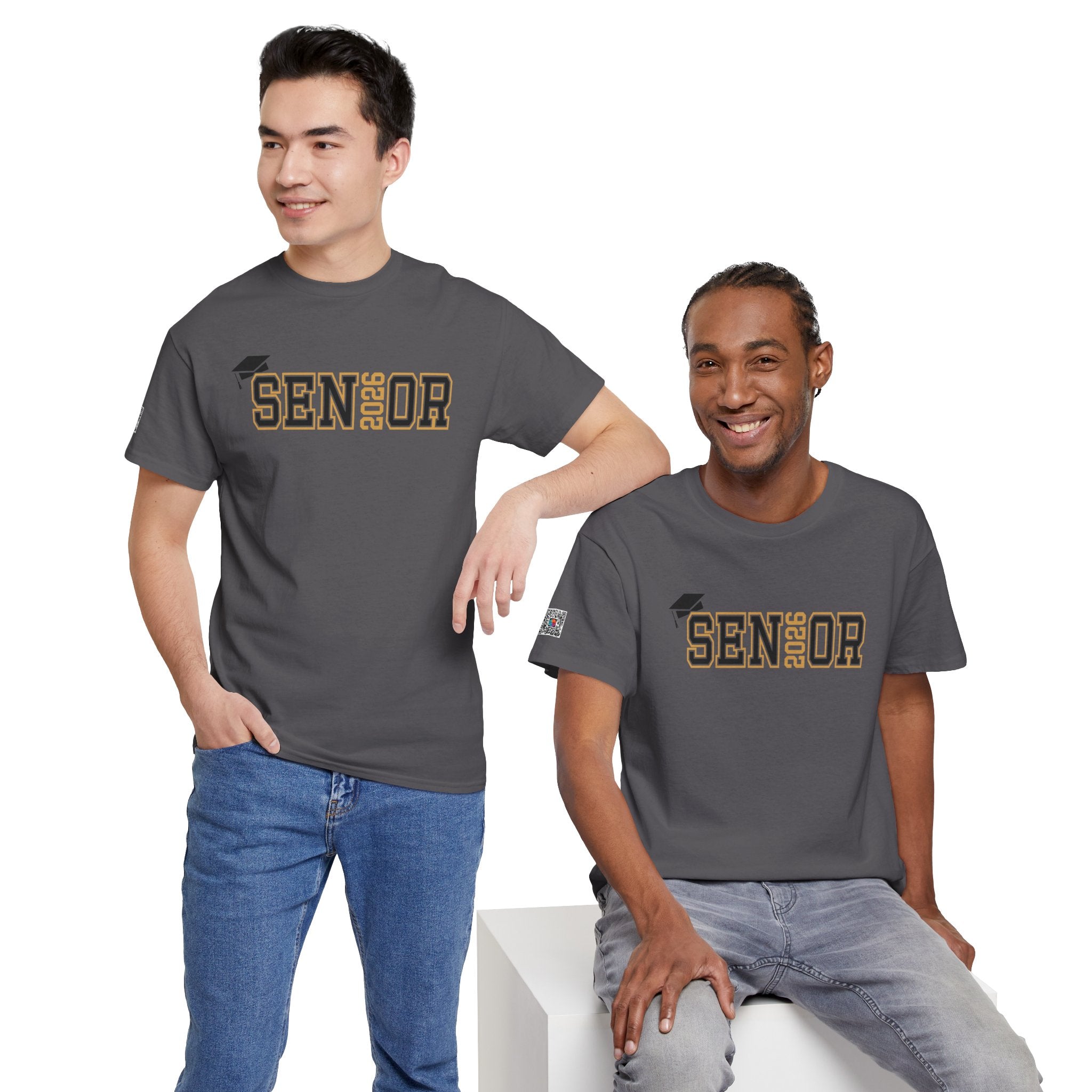 Senior 2026 Graduation Cap T-Shirt | Classic Senior Year Tee | Unisex Graphic Shirt | Cr8tive Designs