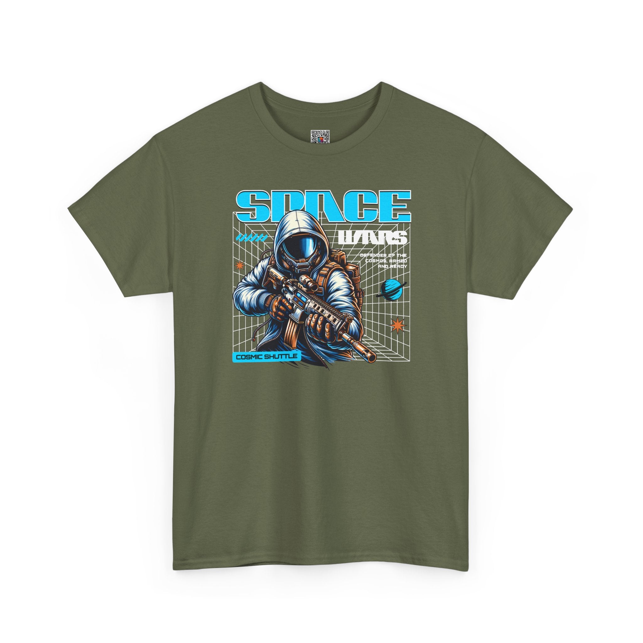 Space Vikings | Retro Sci-Fi Astronaut Graphic T-Shirt | Cr8tive Designs