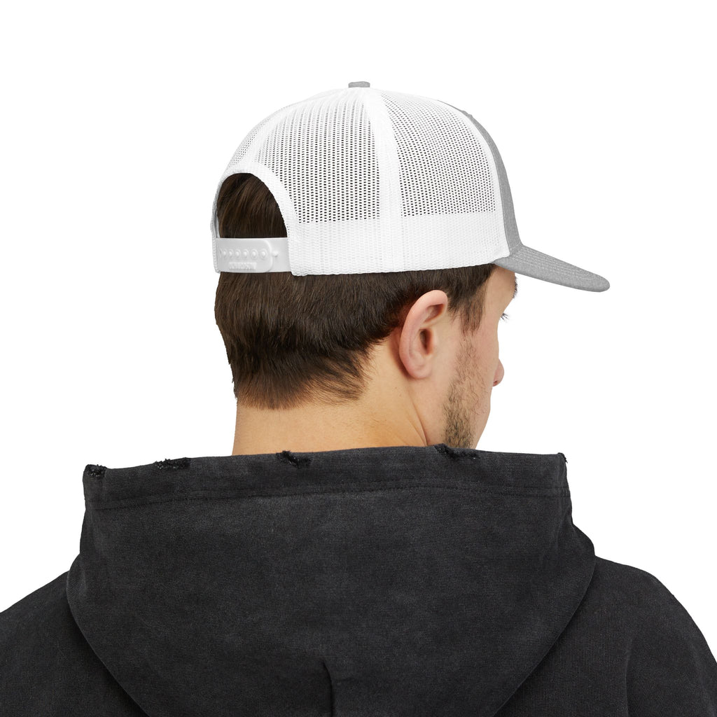 Embroidered Triple Cross Trucker Snapback/Cr8tive Designs