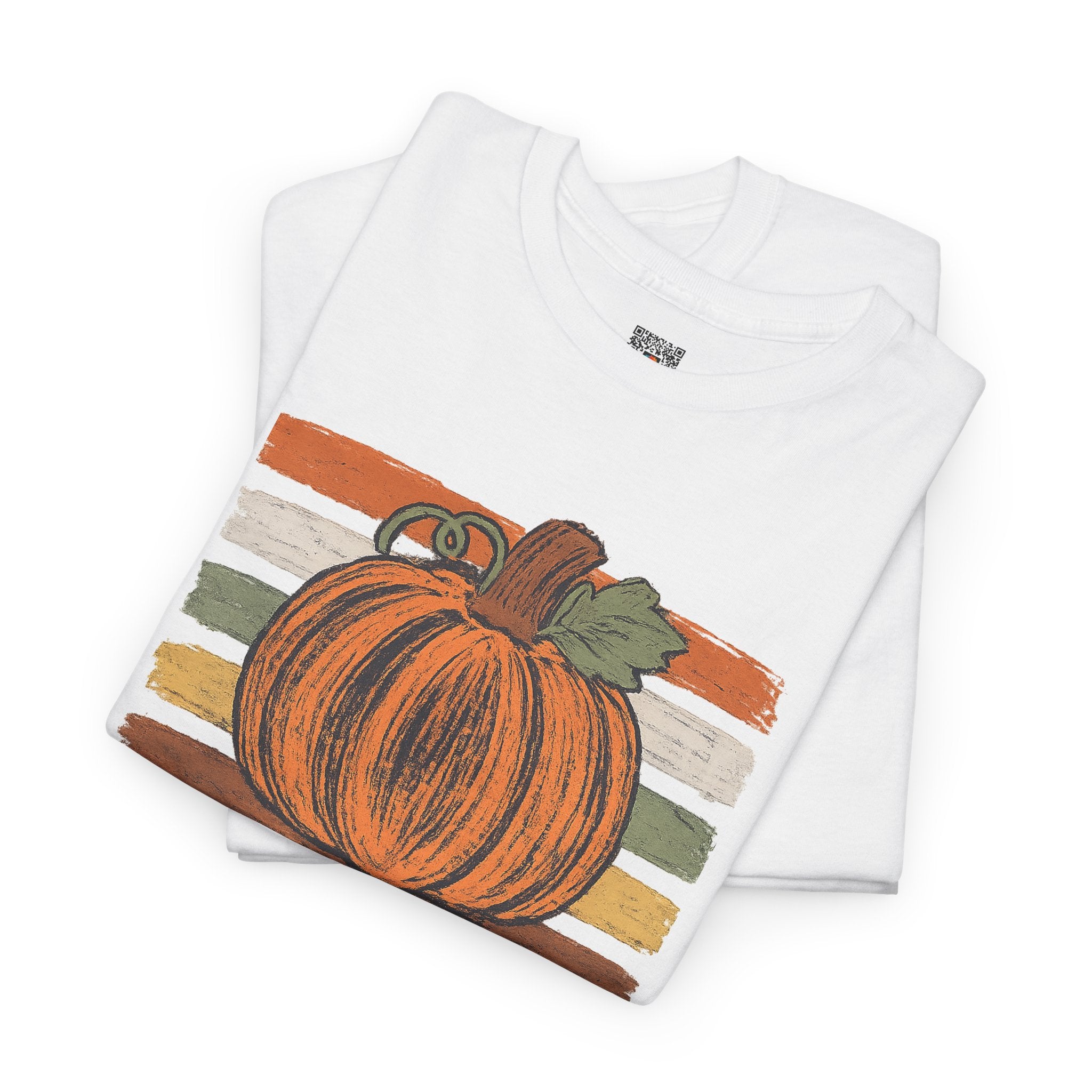 Vintage Retro Pumpkin Sketch Tee | Distressed Fall T-Shirt | Cr8tive Designs