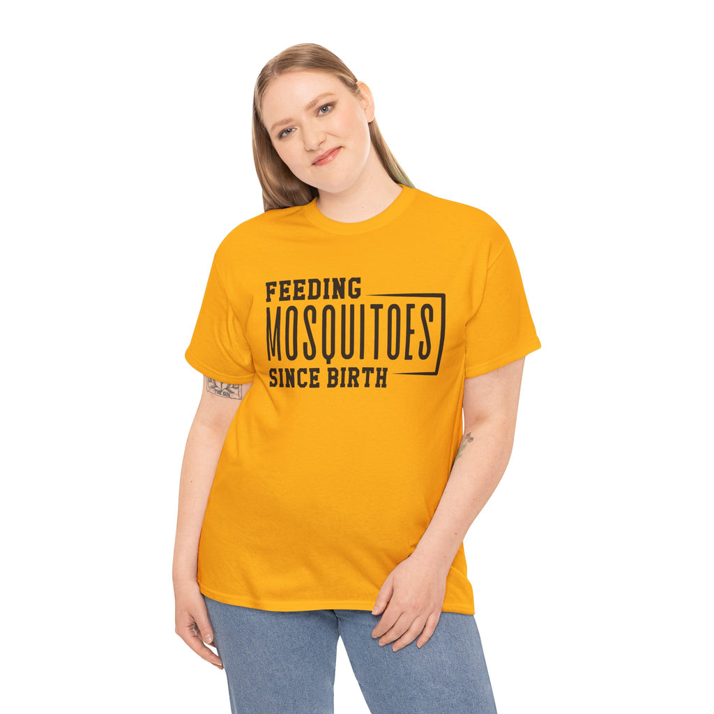 Feeding Mosquitoes Since Birth Shirt | Funny Summer Camping Tee | Cr8tive Designs
