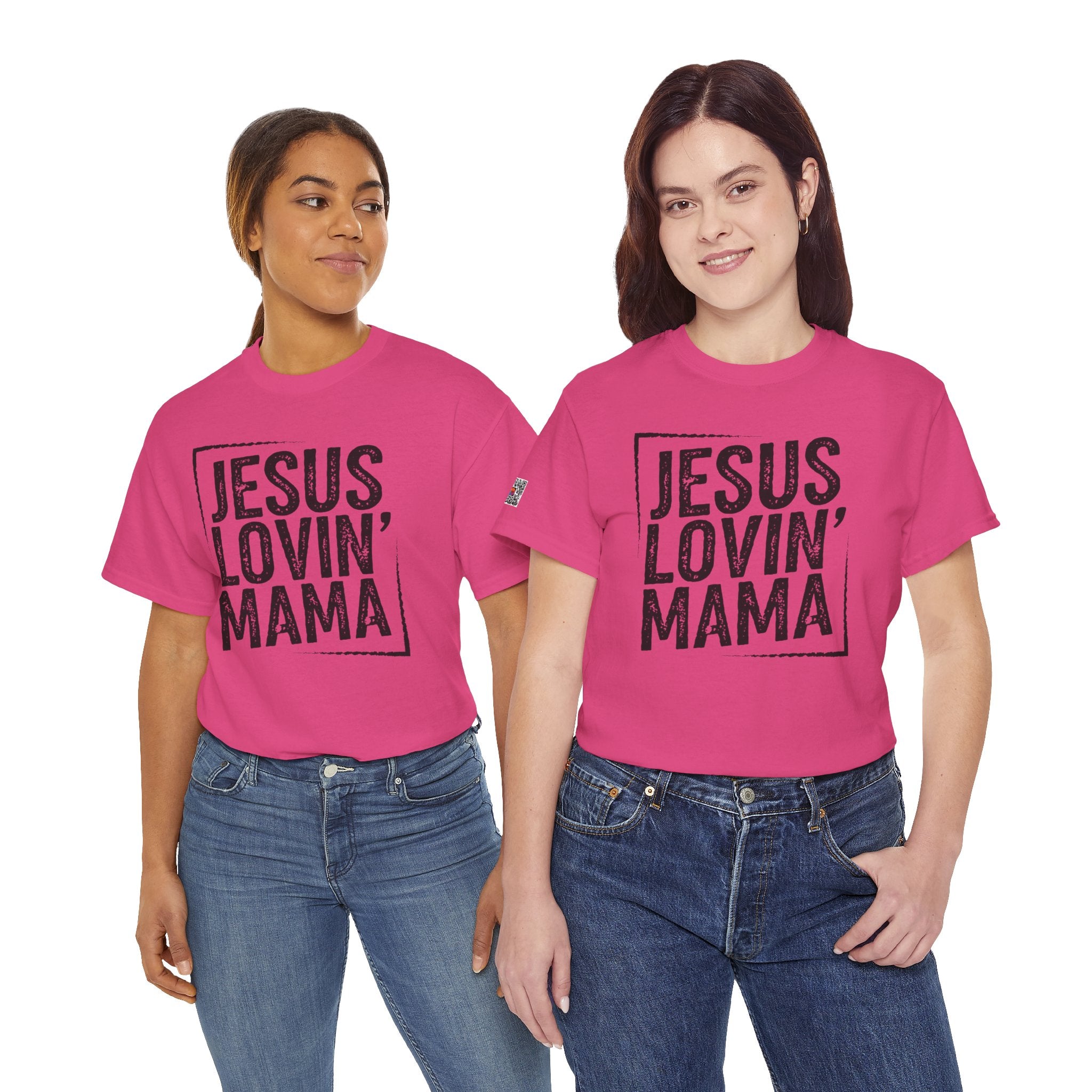 Jesus Lovin Mama Graphic Tee – Christian Mom Shirt, Faith-Based Mama Tee, Religious Gift | Cr8tive Designs