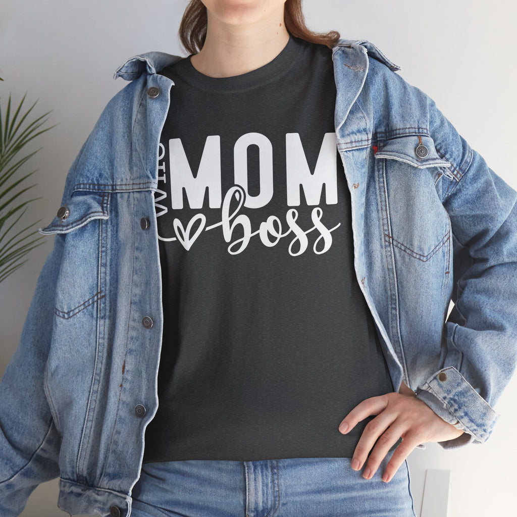 Wifey Mom Boss Graphic Tee – Trendy Mom Life Shirt, Stylish Mama Statement Tee | Cr8tive Designs