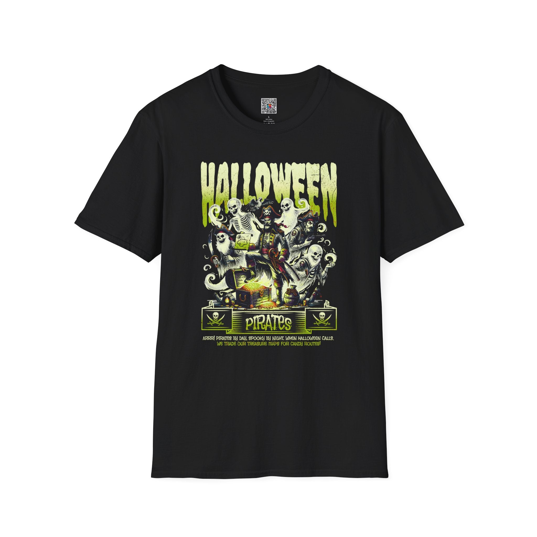 Halloween Skeleton Crew T-Shirt | Retro Spooky Graphic Tee | Cr8tive Designs