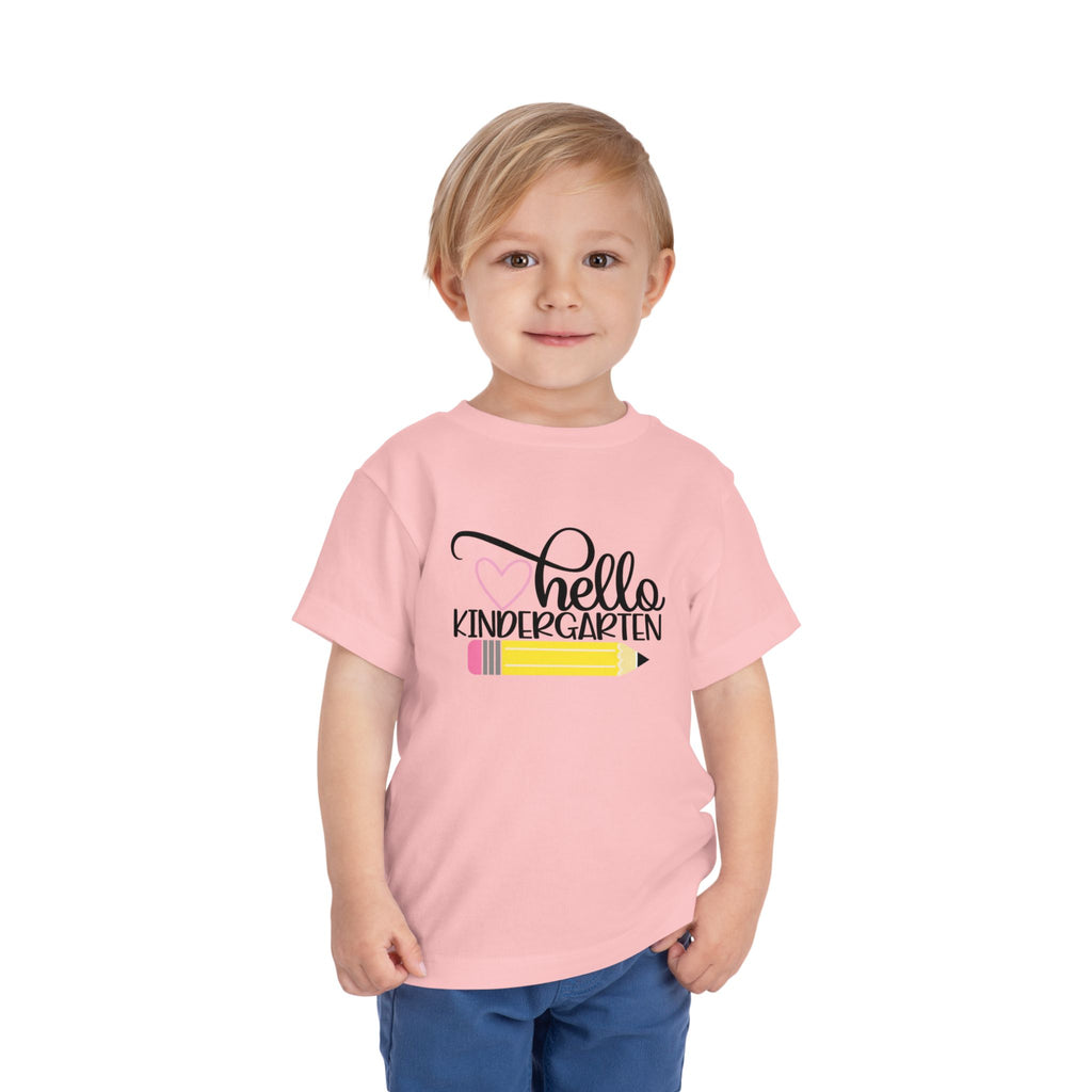 Hello Kindergarten Pencil Youth Tee | First Day of School T-Shirt | Cr8tive Designs