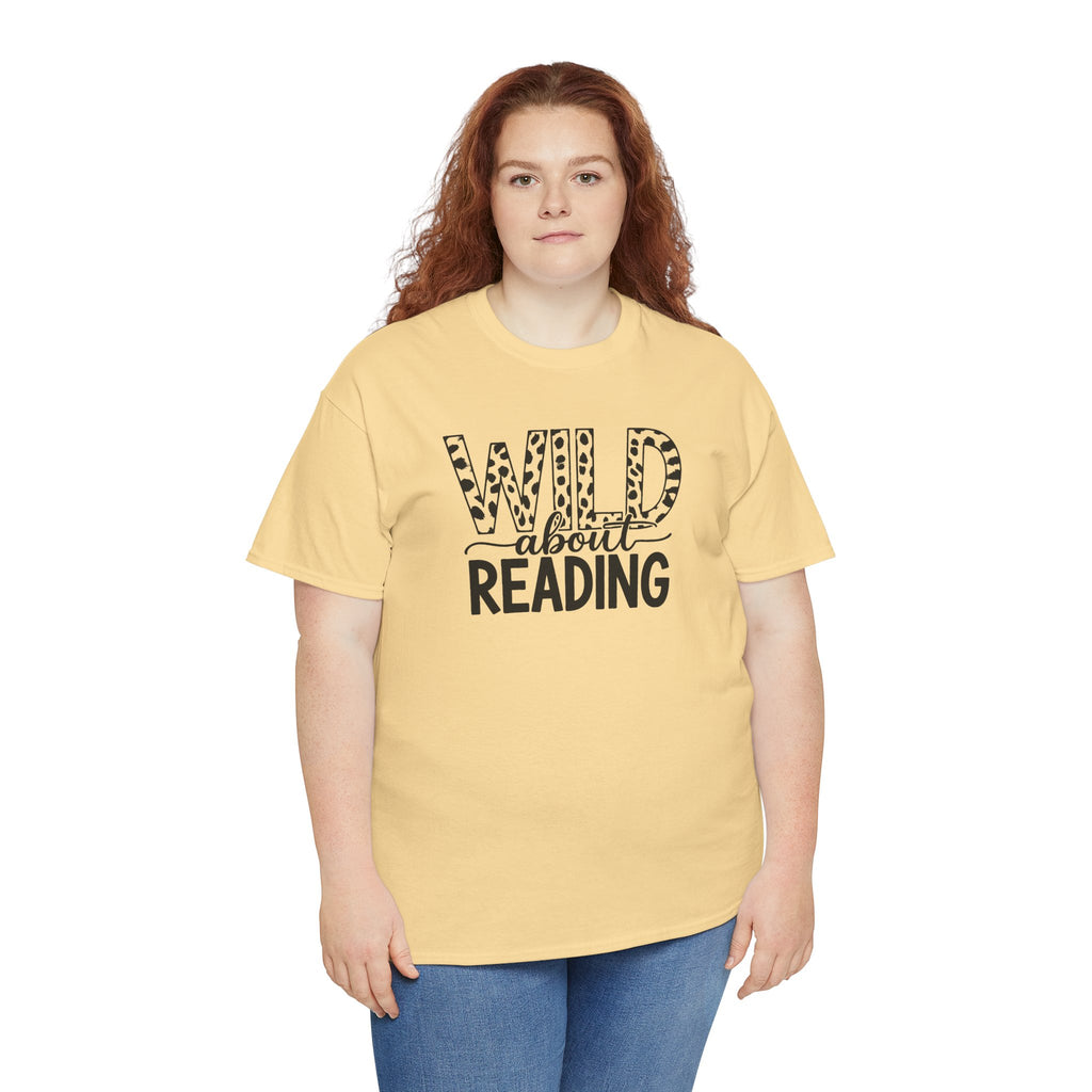 Wild About Reading Teacher Tee | Animal Print Book Lover T-Shirt | Cr8tive Designs