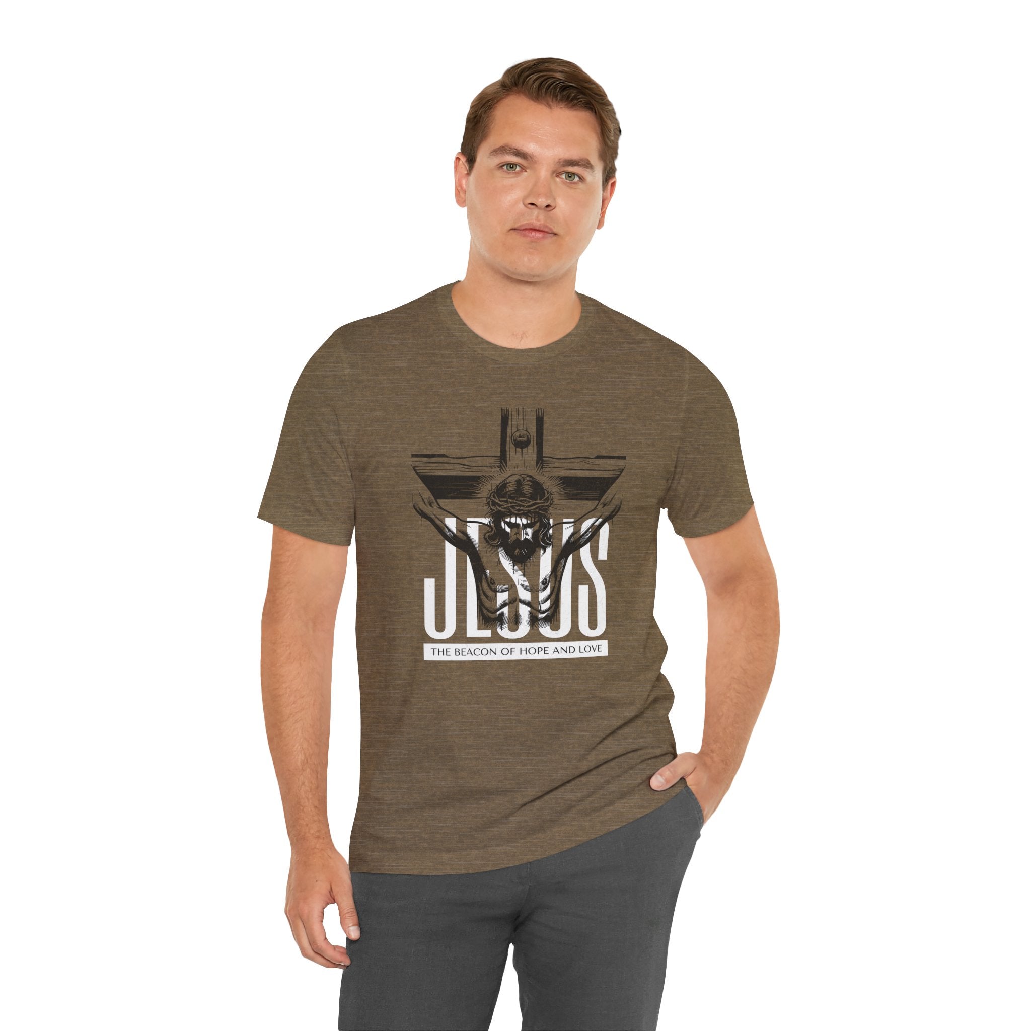Jesus Crucifix Tee | Christian Graphic T-Shirt | Cr8tive Designs