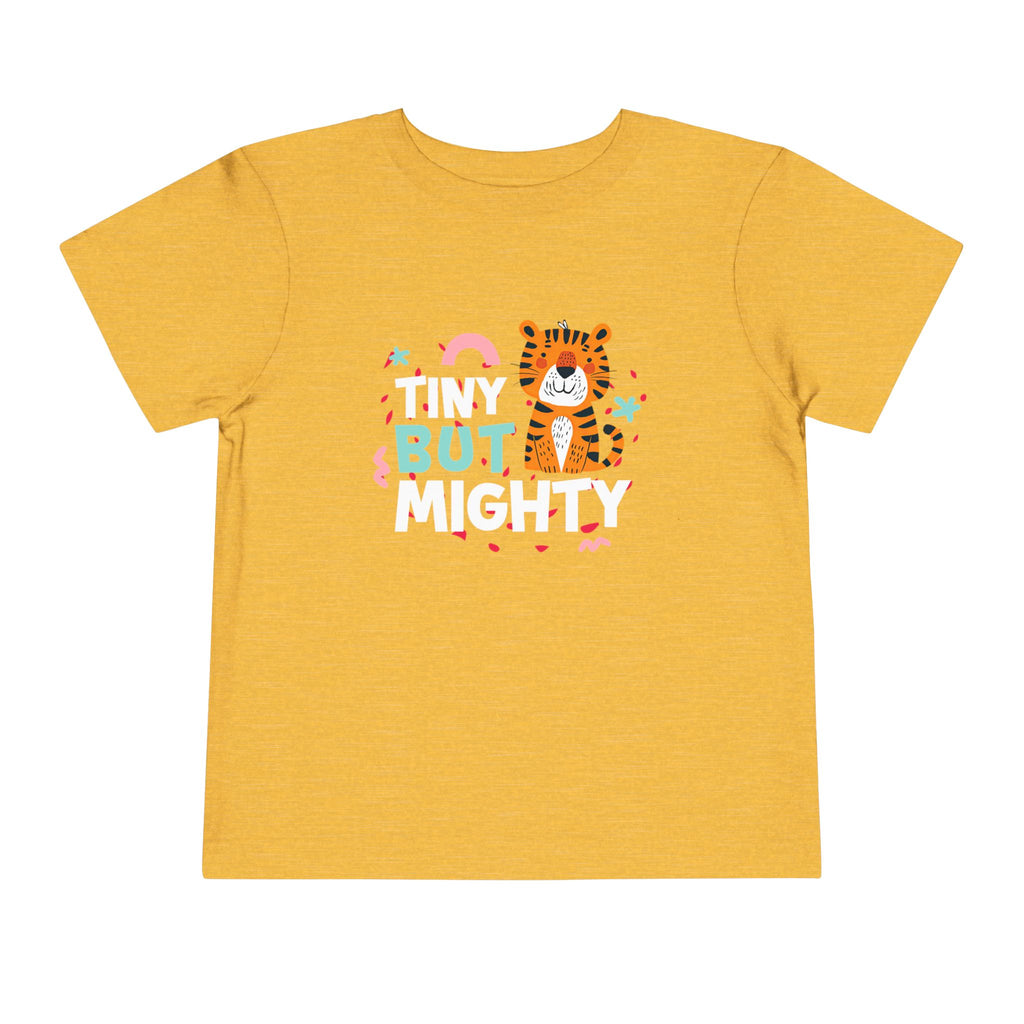 Tiny But Mighty Tee | Cute Kids Tiger Graphic T-Shirt | Cr8tive Designs
