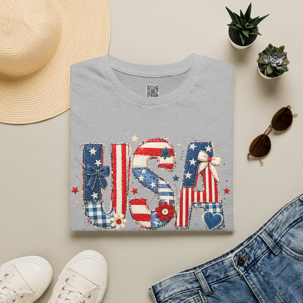 USA Patriotic | Vintage Red White & Blue Design | Cr8tive Designs