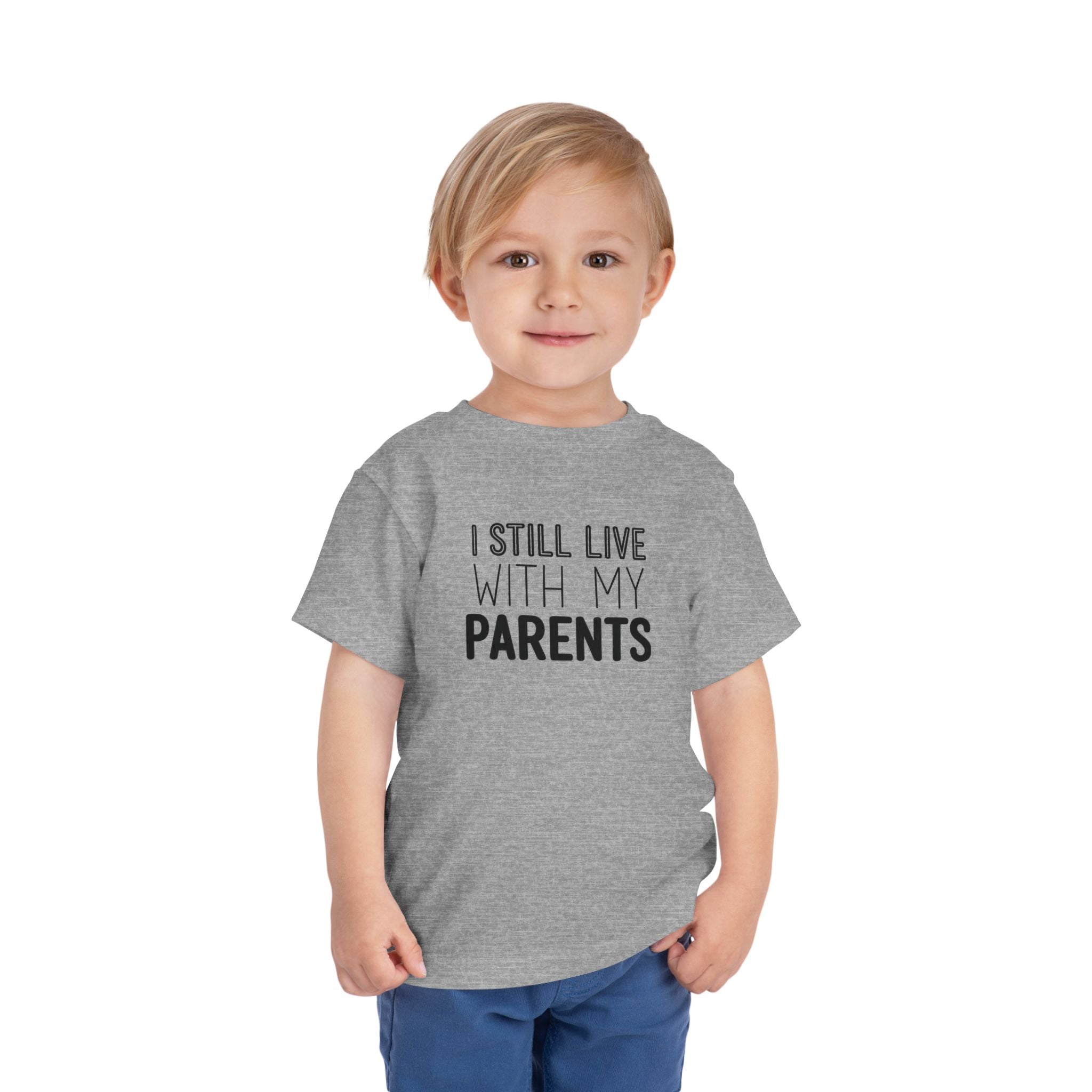 I Still Live With My Parents Toddler Tee | Funny Kids T-Shirt | Cr8tive Designs