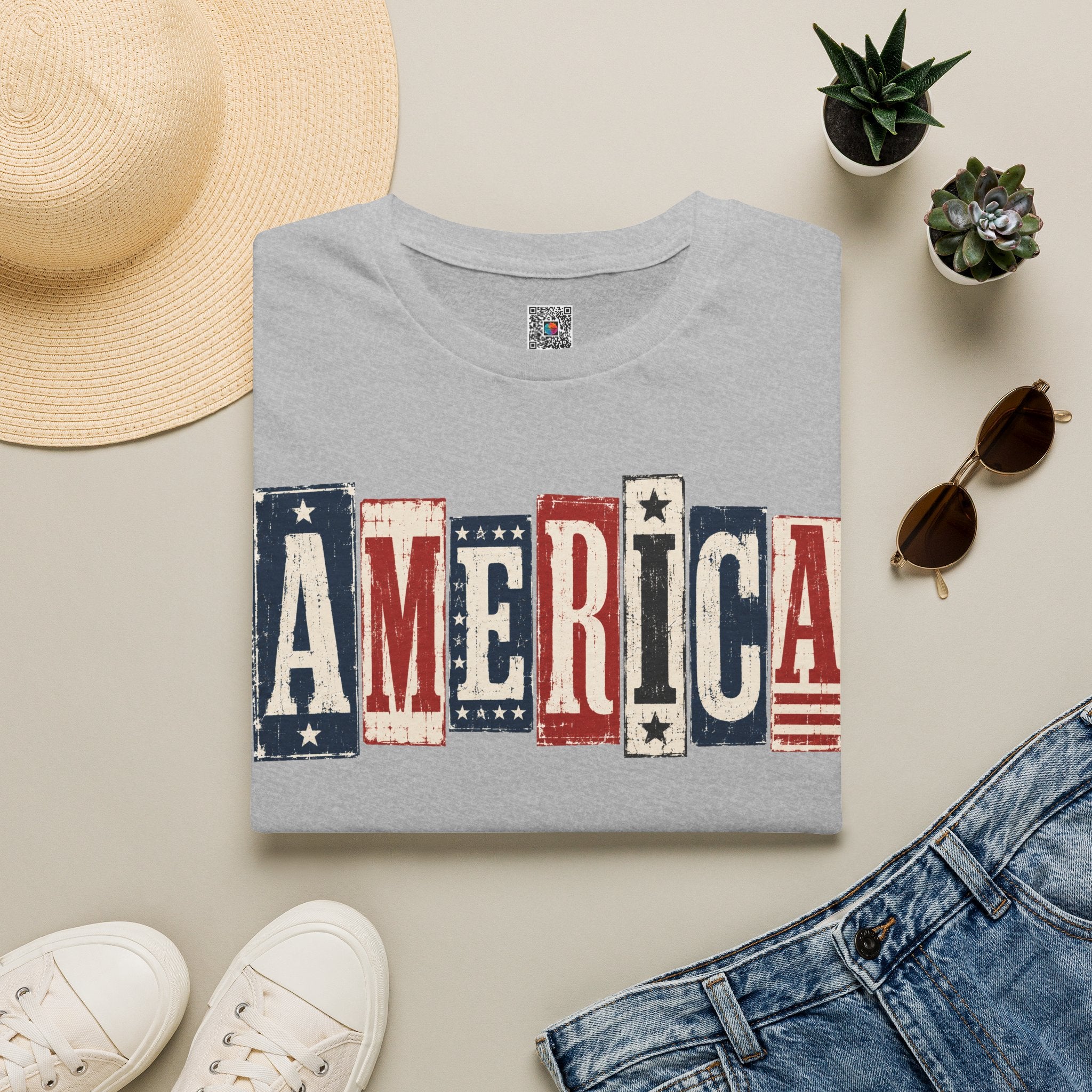 America | Distressed Americana T-Shirt | Cr8tive Designs