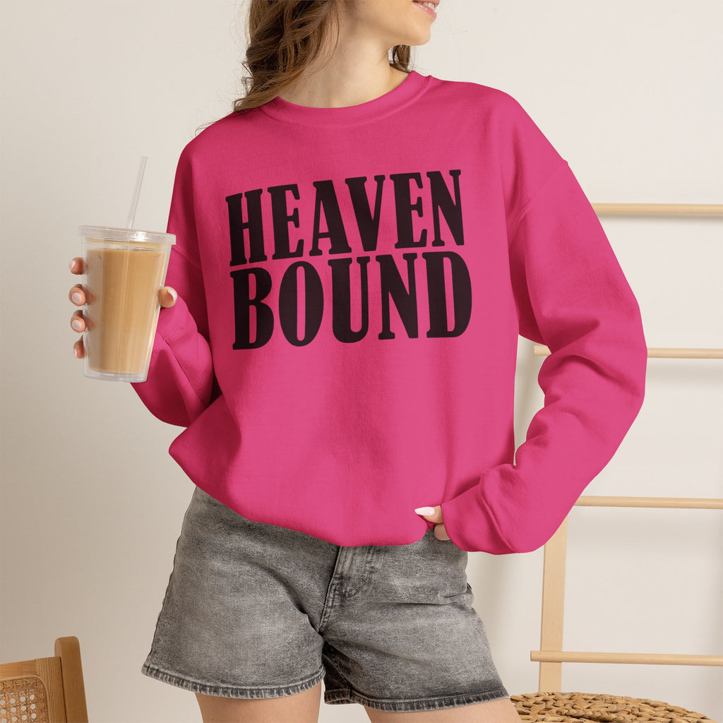 Heaven Bound Sweatshirt | Christian Faith Crewneck Pullover | Cr8tive Designs