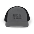 USA Flag Embroidered Snapback Trucker Cap /Cr8tive Designs