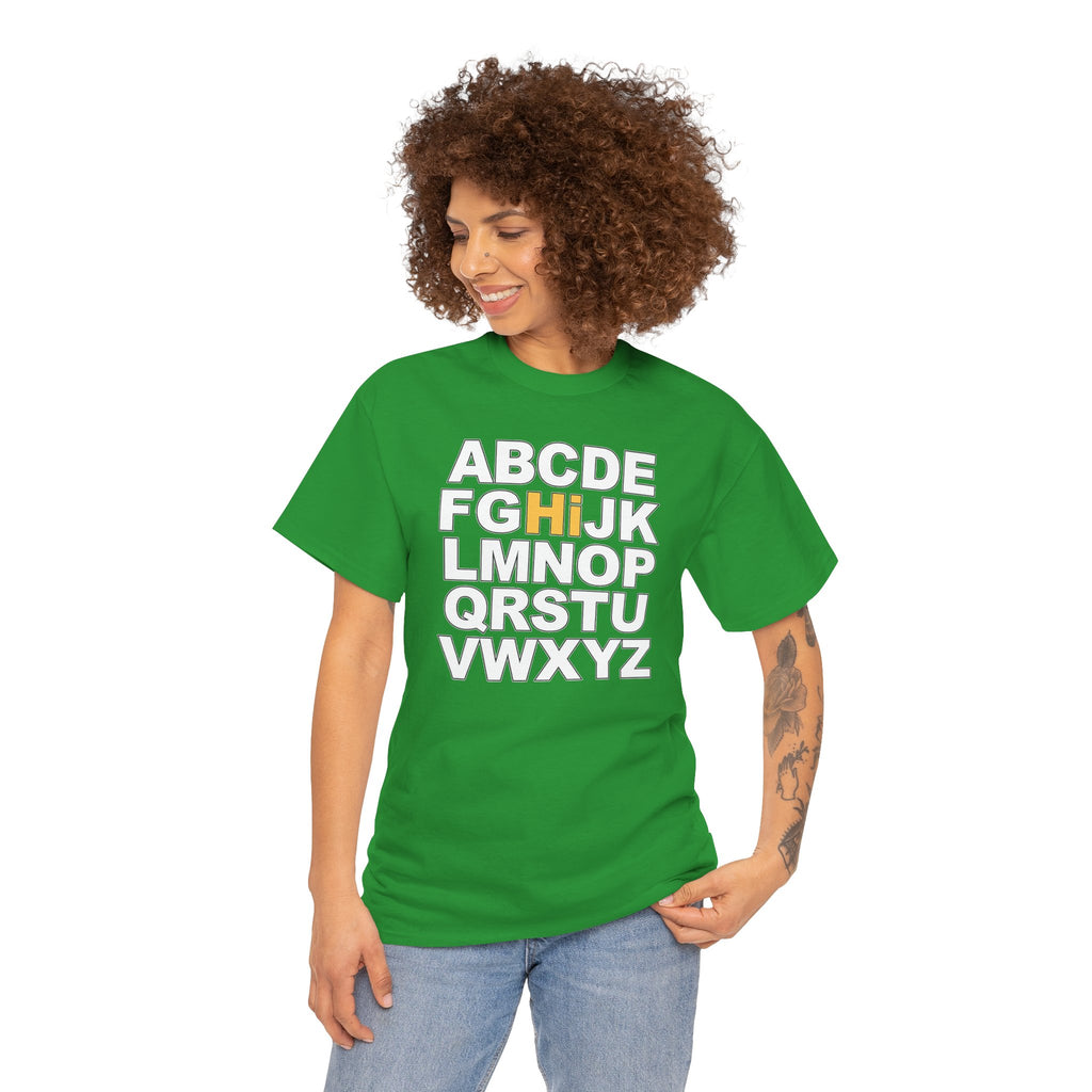 Bold Alphabet Teacher Tee | ABC Classroom Graphic T-Shirt | Cr8tive Designs