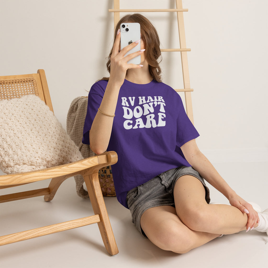 RV Hair Don’t Care | Camping Graphic Tee | Cr8tive Designs