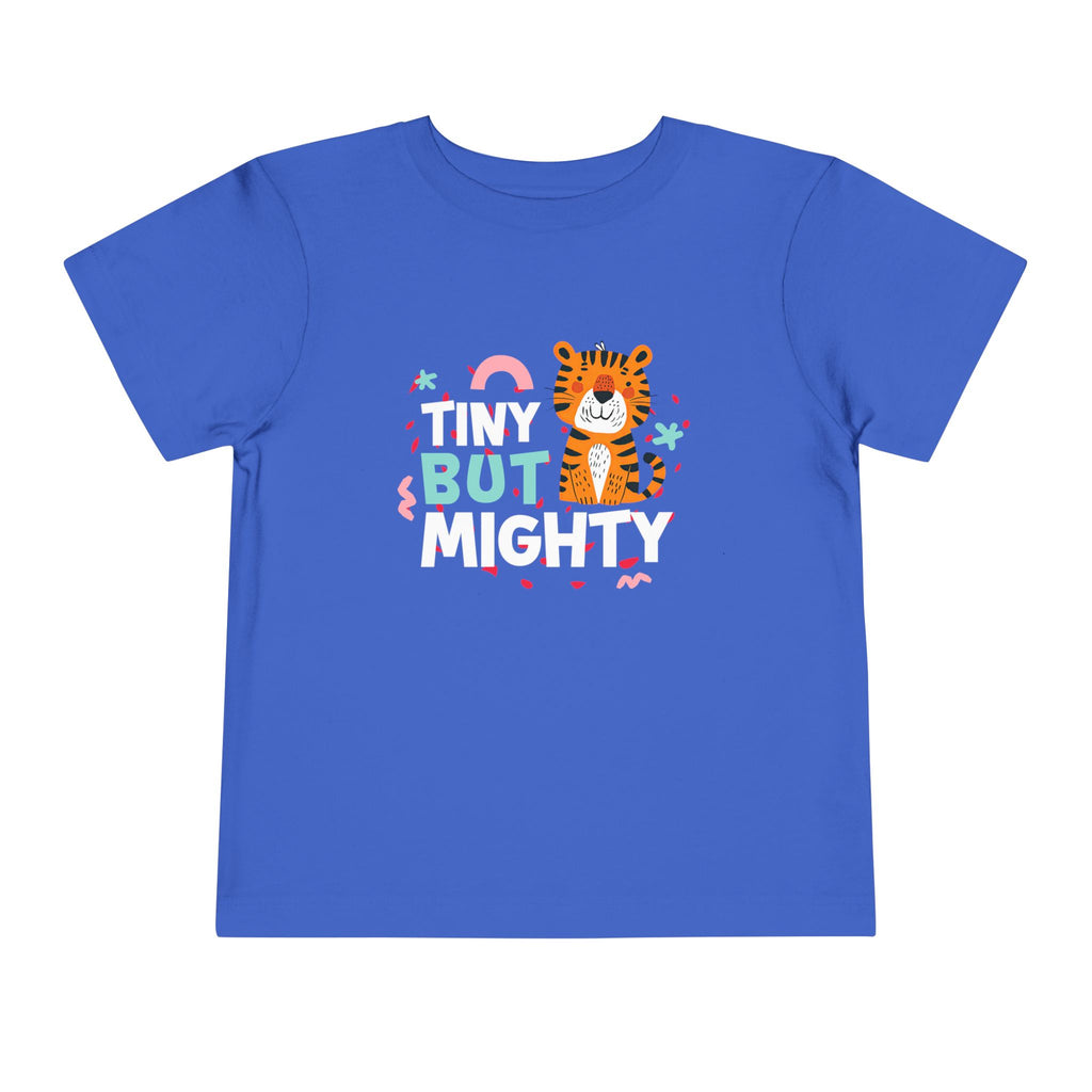 Tiny But Mighty Tee | Cute Kids Tiger Graphic T-Shirt | Cr8tive Designs