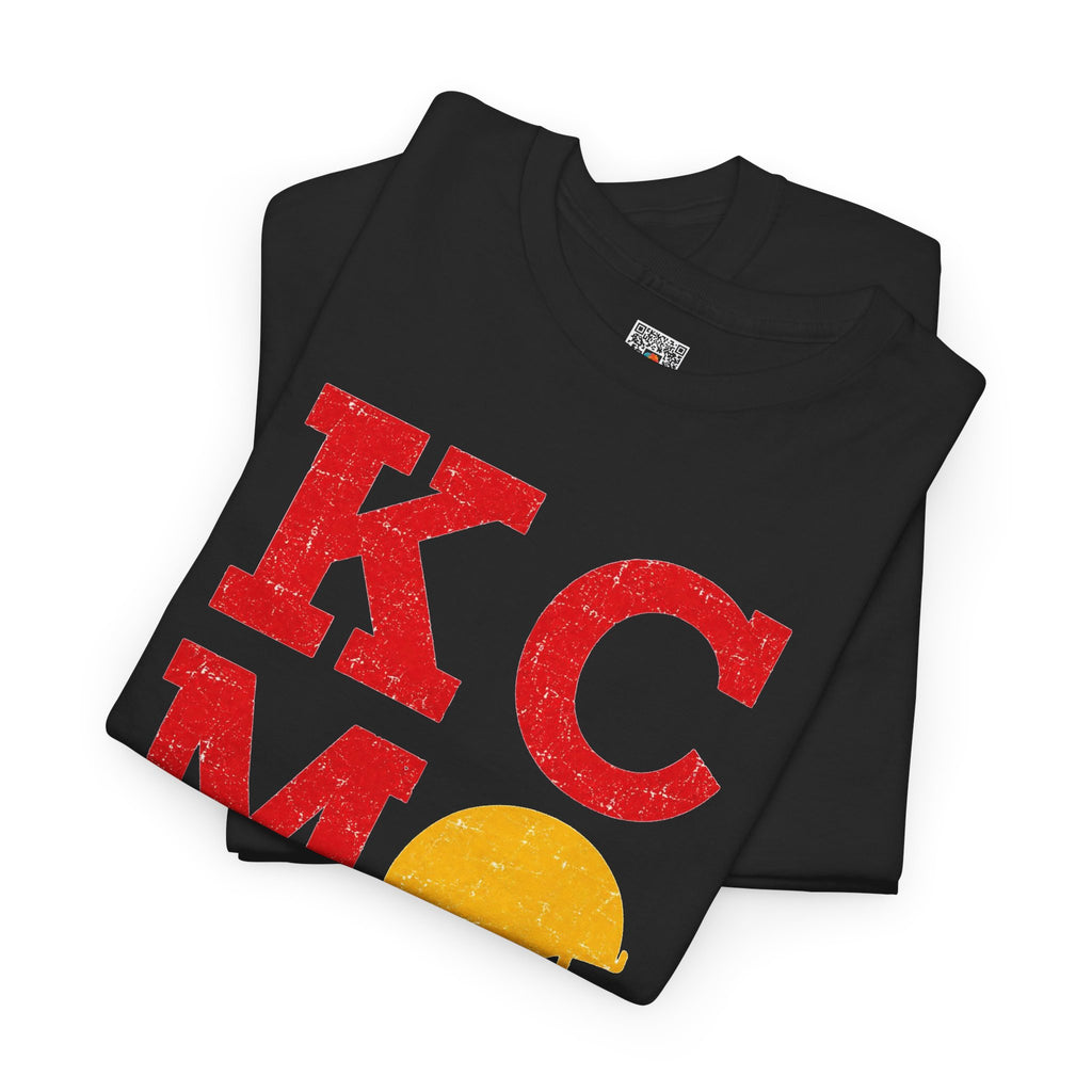 KCMO Football Helmet Shirt | Vintage Game Day Graphic T-Shirt | Cr8tive Designs