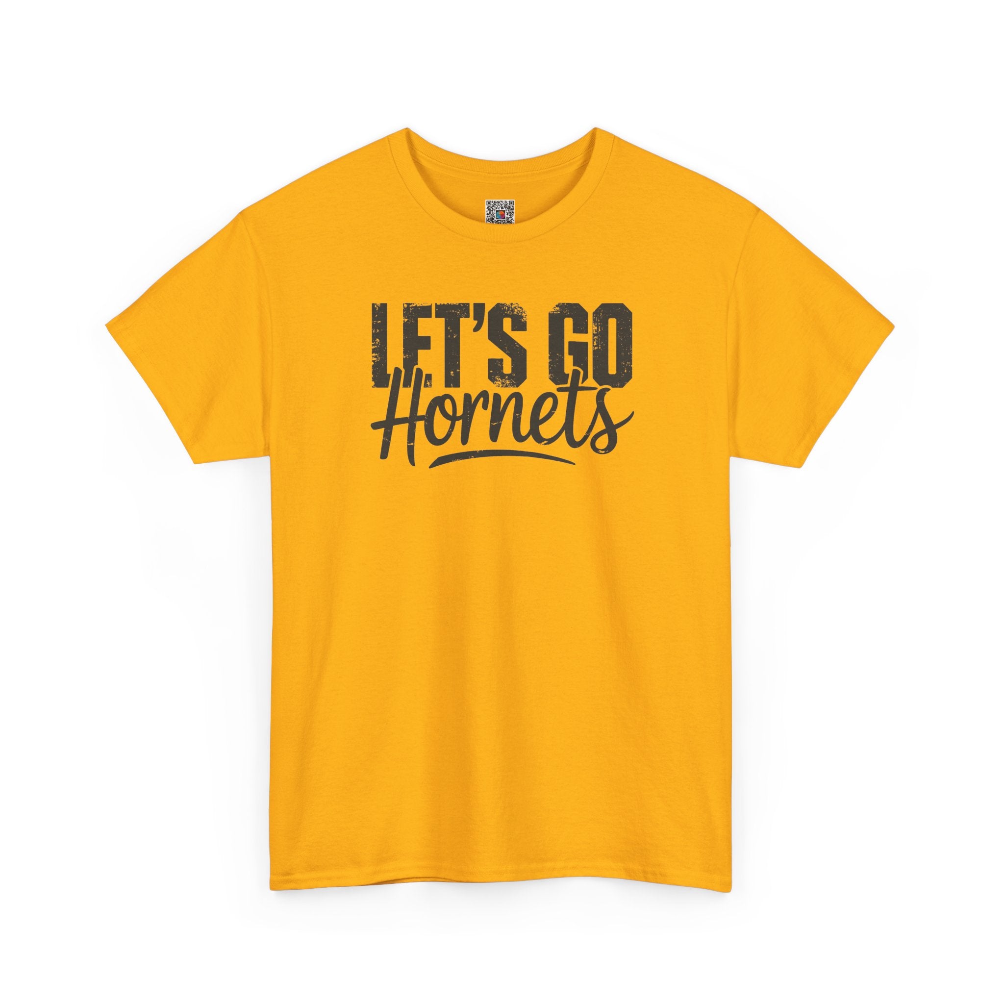 Let's Go Hornets Adult Graphic T-Shirt | School Spirit Mascot Tee | Cr8tive Designs
