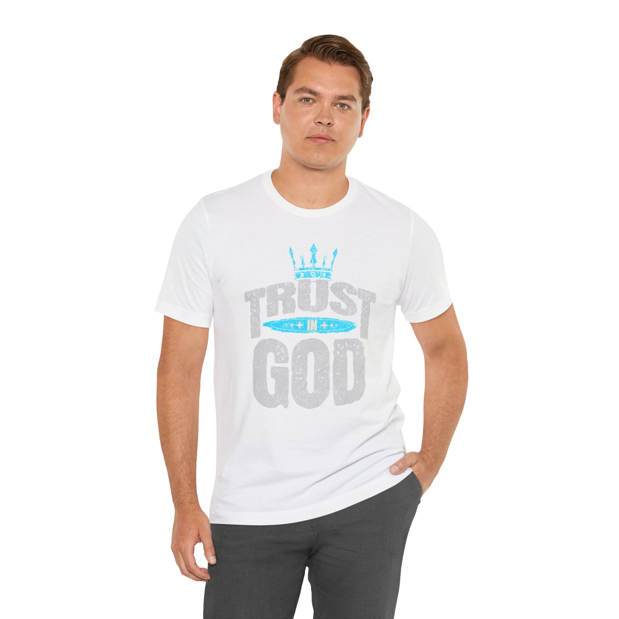 Trust in God T-Shirt | Faith Graphic Tee with Crown Design| Cr8tive Designs
