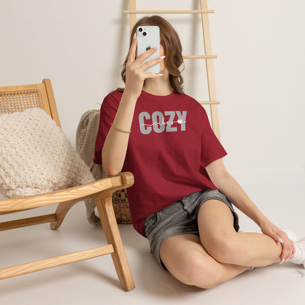 Cozy Vibes Pumpkin Tee | Minimalist Fall Graphic Shirt | Cr8tive Designs