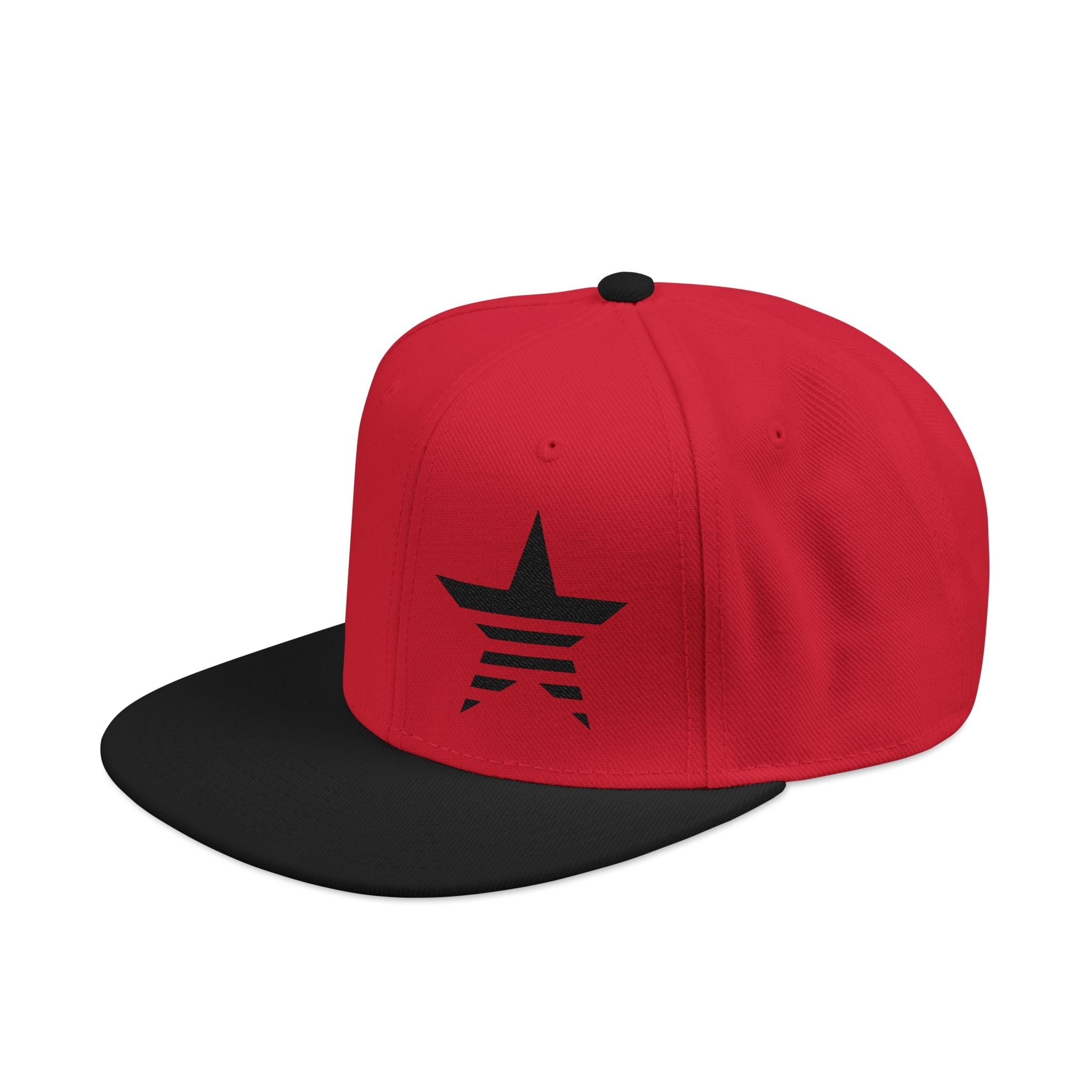 Star Embroidery Snapback Hat