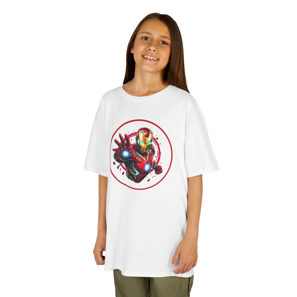 Armored Hero Power Tee | Kids Superhero Graphic T-Shirt | Cr8tive Designs