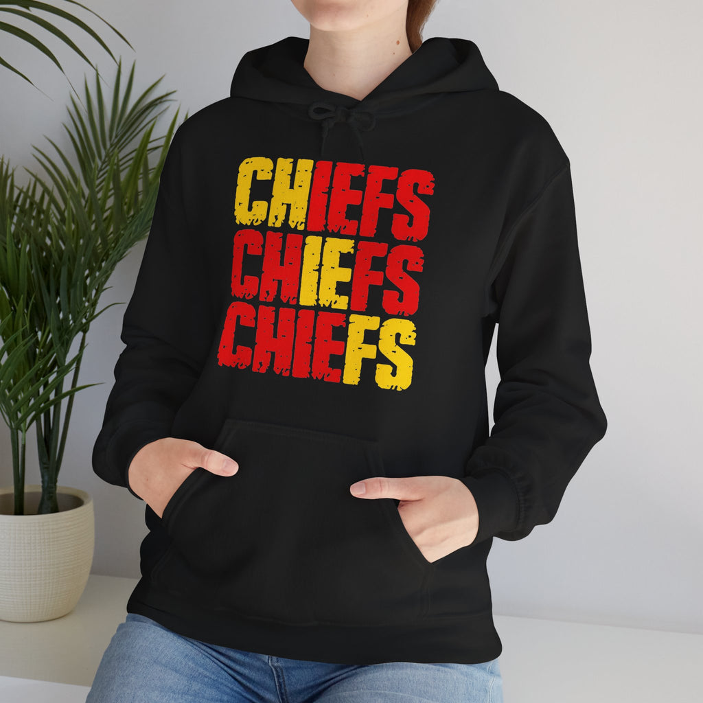 Chiefs Chiefs Chiefs | Football Hoodie | Cr8tive Designs