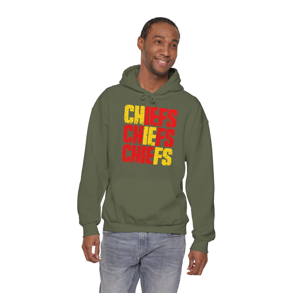 Chiefs Chiefs Chiefs | Football Hoodie | Cr8tive Designs