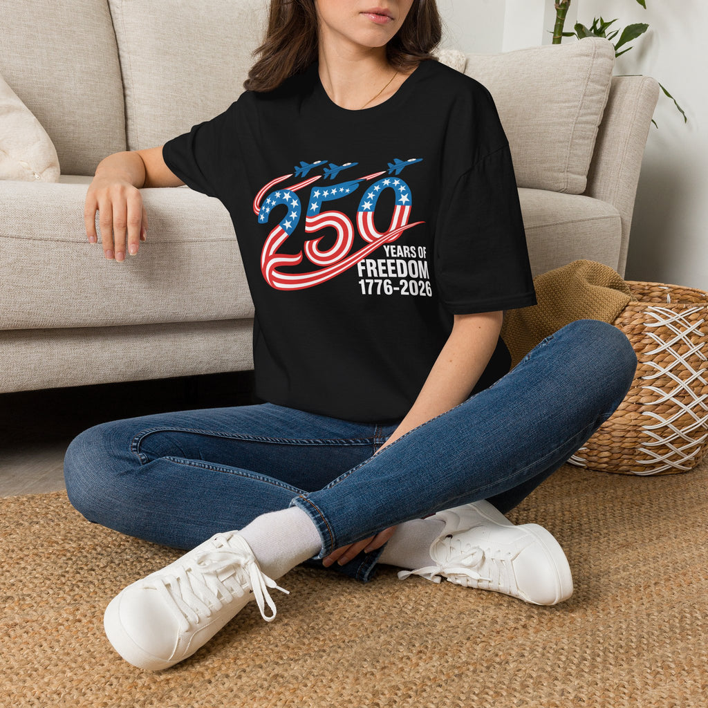 250 Years of Freedom | Patriotic USA Anniversary Design | Cr8tive Designs