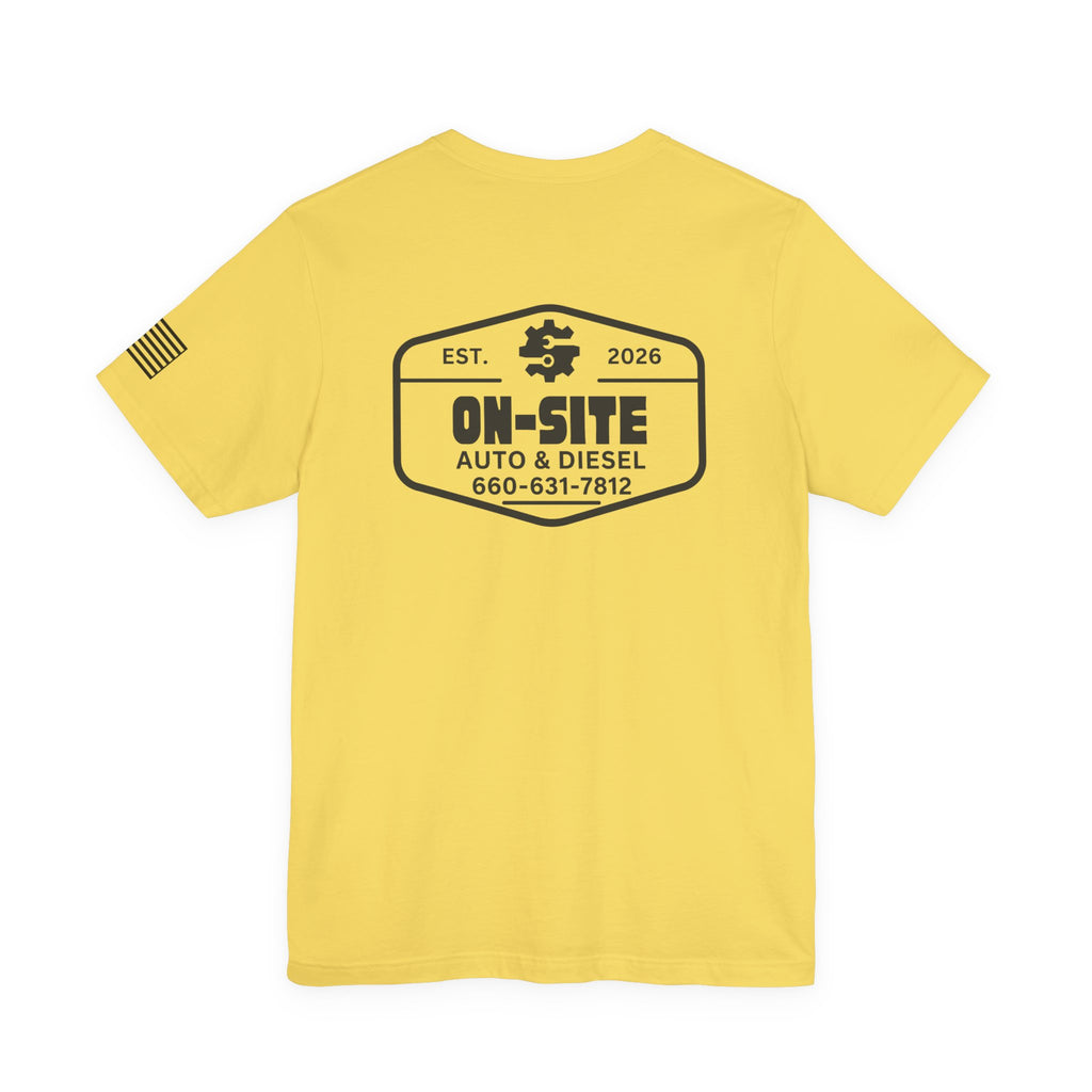 On-Site Auto & Diesel Crew Tee | Cr8tive Designs.