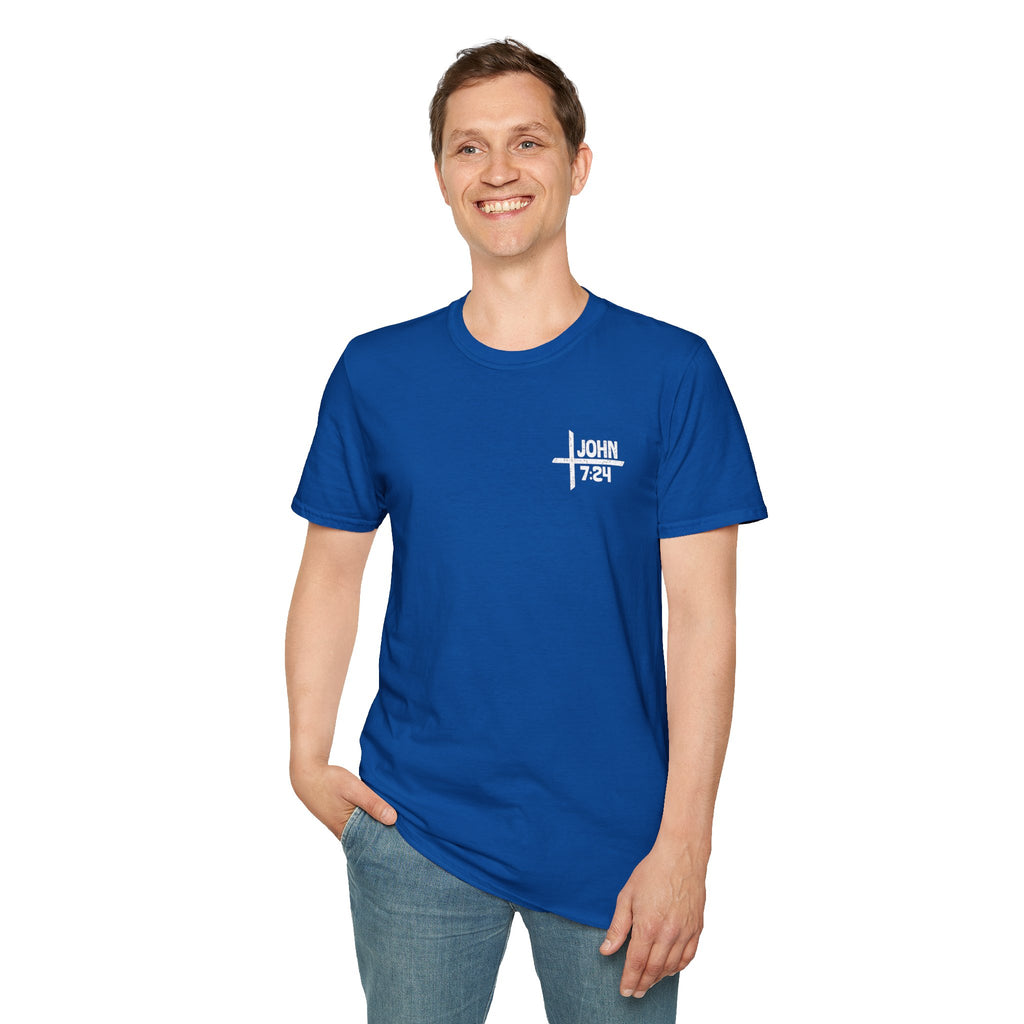 Christian & Tattooed | John 7:24 Scripture T-Shirt | Cr8tive Designs