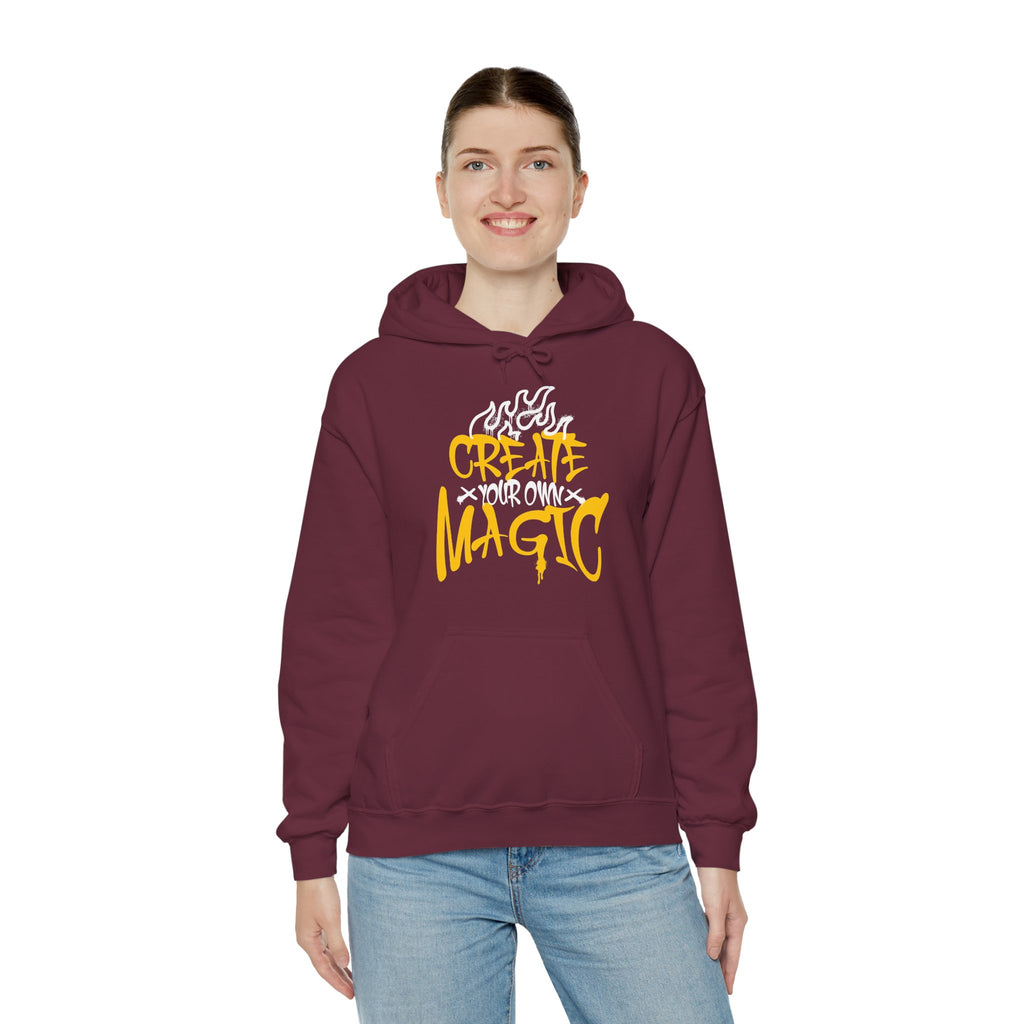 Create Your Own Magic | Bold Inspirational Hoodie | Cr8tive Designs
