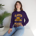 Slater Wildcats Purple & Gold Crewneck Sweatshirt | School Spirit Pullover | Cr8tive Designs