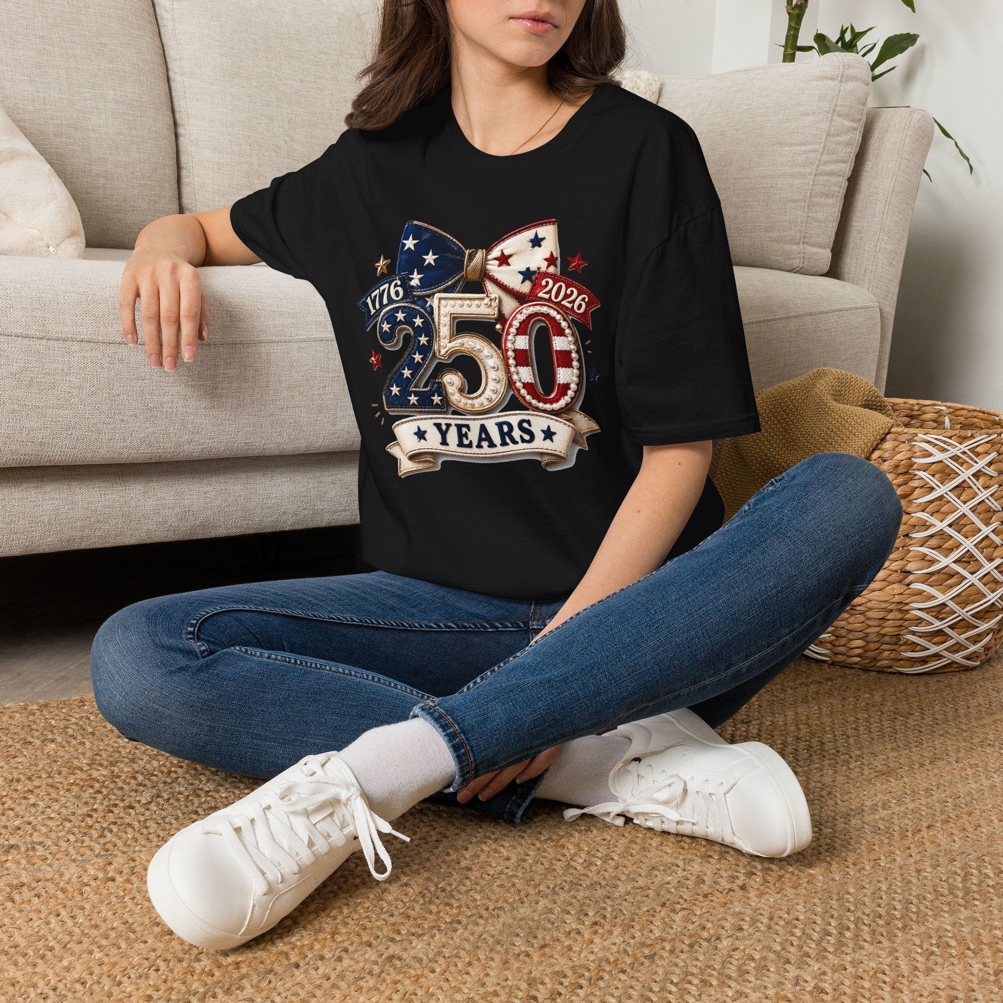 250 Years | Patriotic Bow Anniversary Design | Cr8tive Designs
