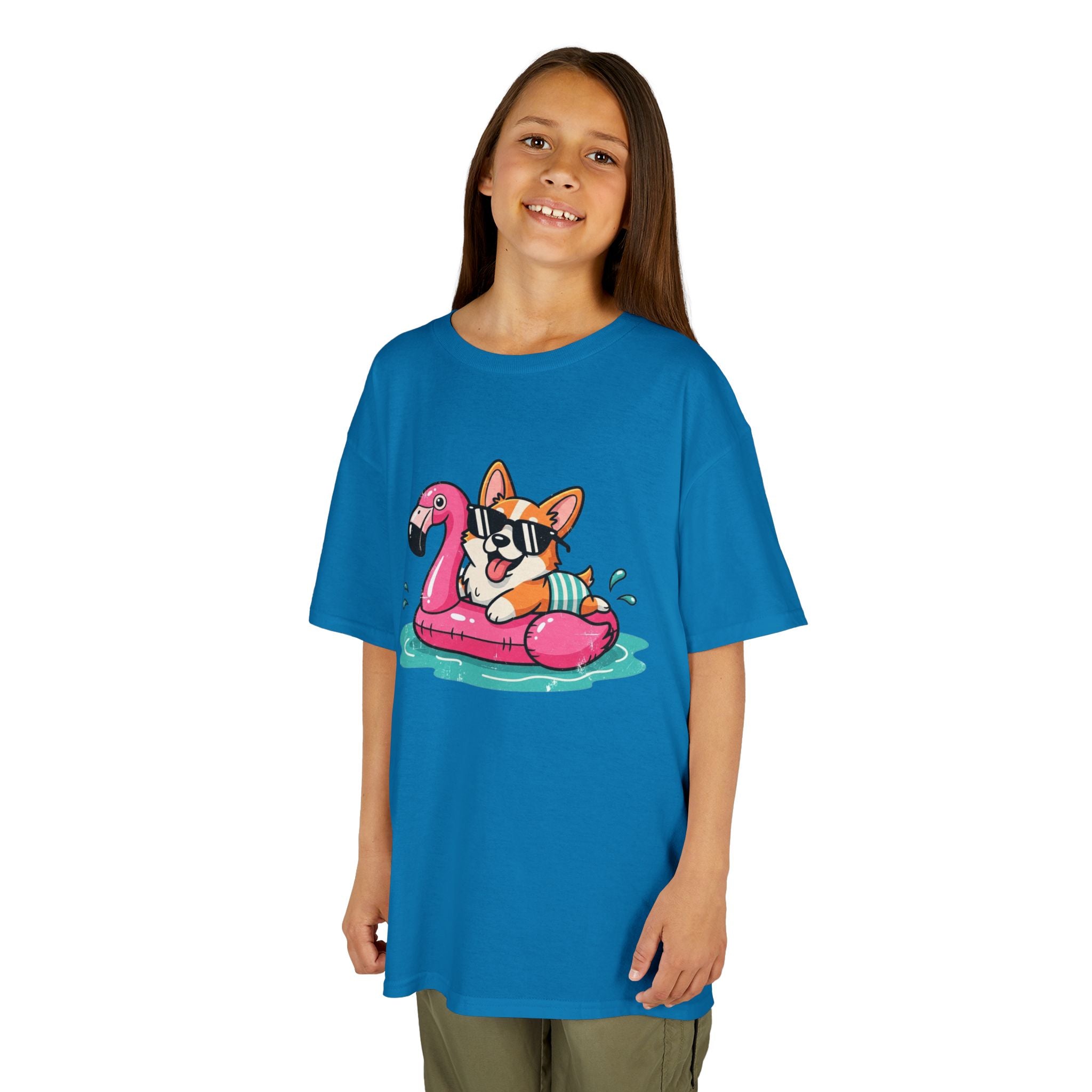 Summer Corgi Float | Cute Lake & Pool Day Tee | Cr8tive Designs