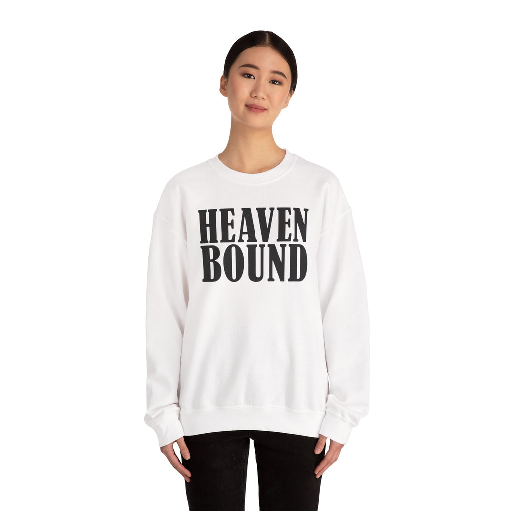 Heaven Bound Sweatshirt | Christian Faith Crewneck Pullover | Cr8tive Designs