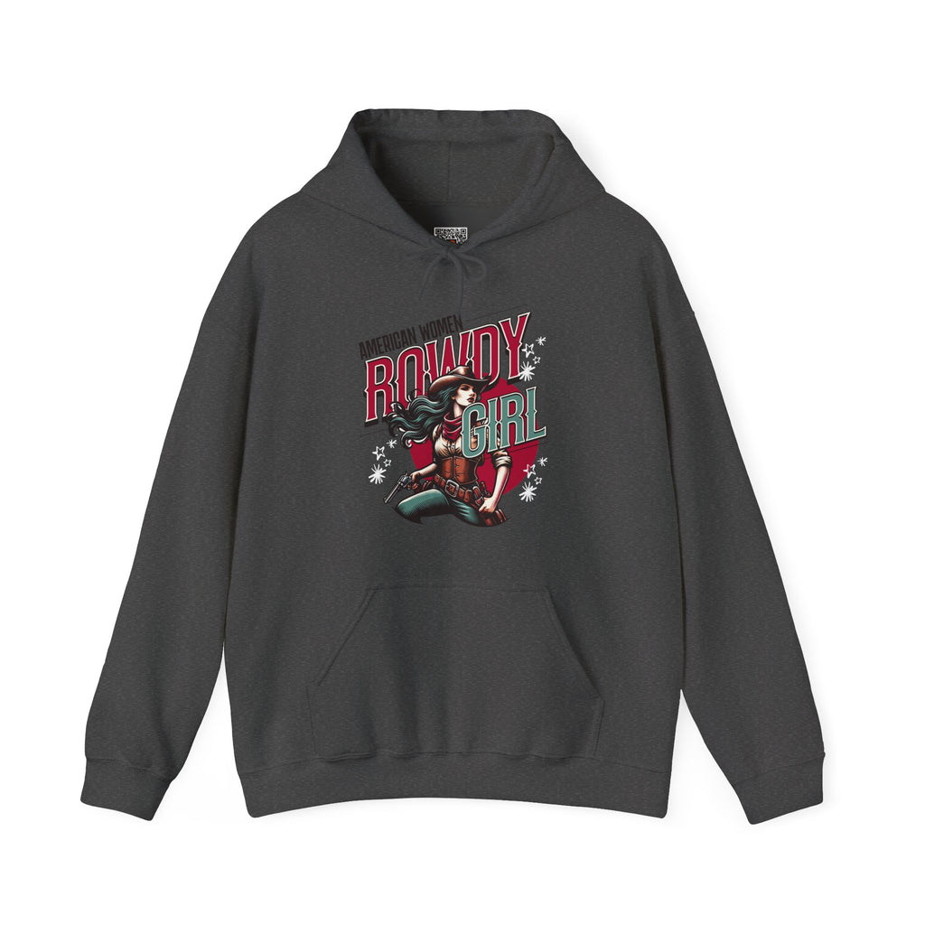 American Women Rowdy Girl | Western Cowgirl Hoodie | Cr8tive Designs