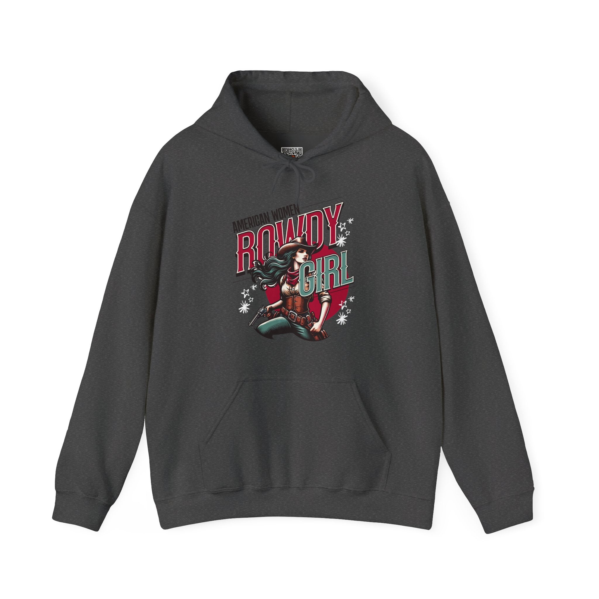 American Women Rowdy Girl | Western Cowgirl Hoodie | Cr8tive Designs