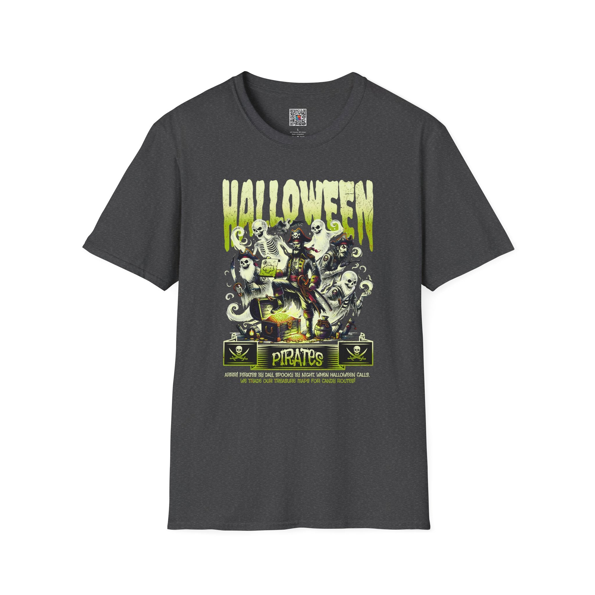 Halloween Skeleton Crew T-Shirt | Retro Spooky Graphic Tee | Cr8tive Designs