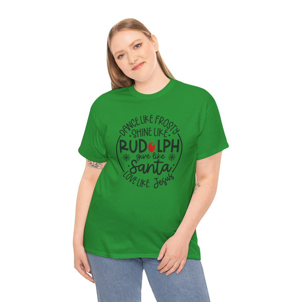 Shine Like Rudolph | Funny Christmas Santa Design | Cr8tive Designs