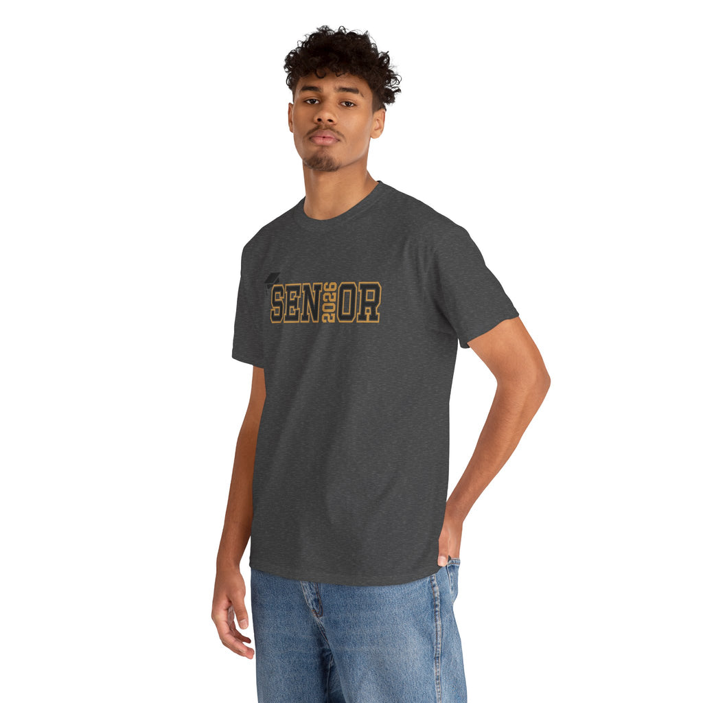 Senior 2026 Graduation Cap T-Shirt | Classic Senior Year Tee | Unisex Graphic Shirt | Cr8tive Designs
