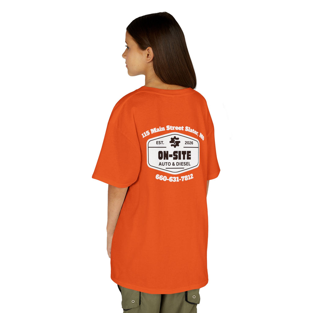 On-Site Auto & Diesel Custom Business Youth T-Shirt | Automotive Workwear | Cr8tive Designs