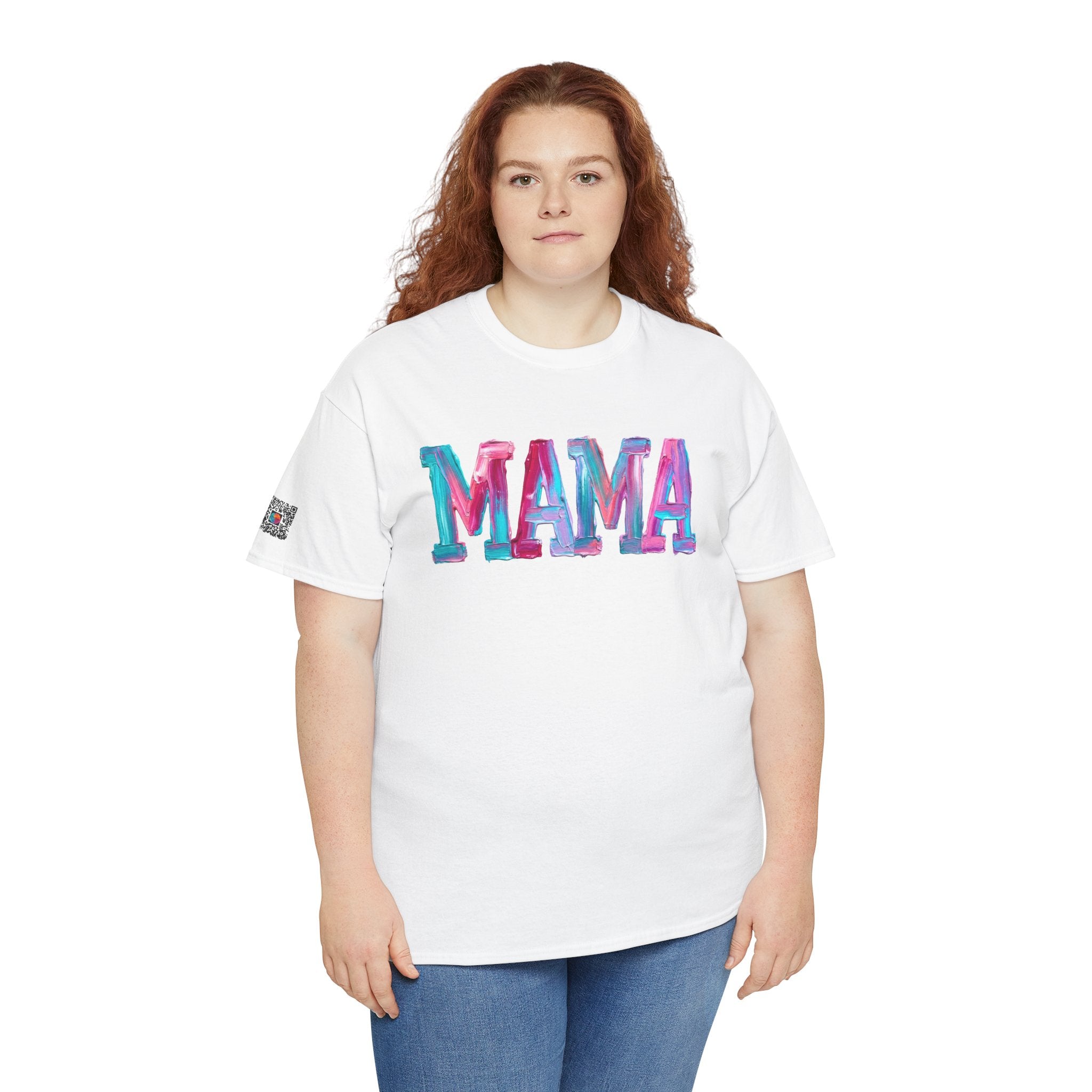 MAMA Bright Splash T-Shirt| Colorful Graphic Shirt | Cr8tive Designs