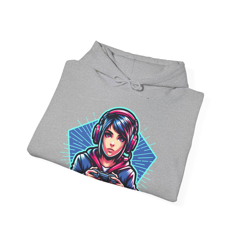 Gamer Girl | Neon Gaming Hoodie | Cr8tive Designs