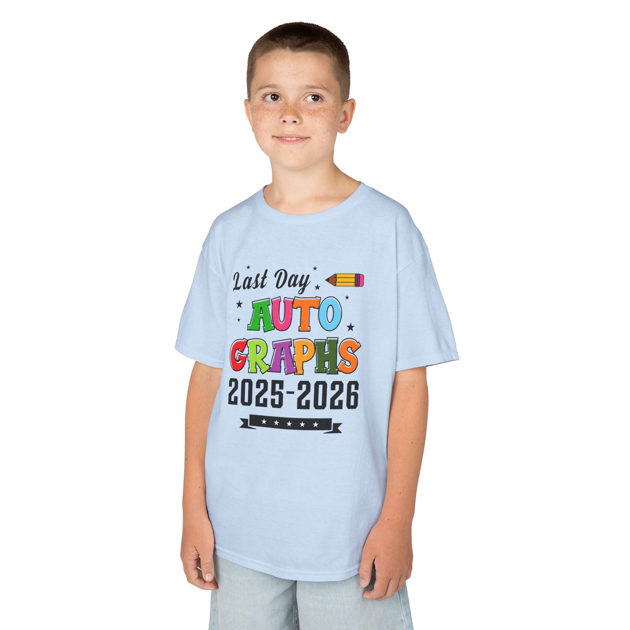 LAST DAY AUTOGRAPHS 2025-2026 T-SHIRT | KIDS SCHOOL SIGNATURE SHIRT | LAST DAY OF SCHOOL SHIRT | CR8TIVE DESIGNS
