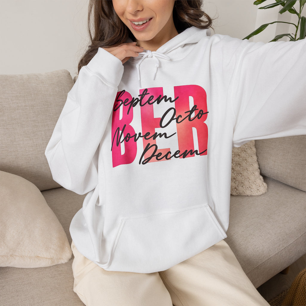 The "BER" Months Graphic Hoodie | Cr8tive Designs